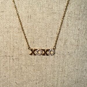 Gold XOXO Necklace